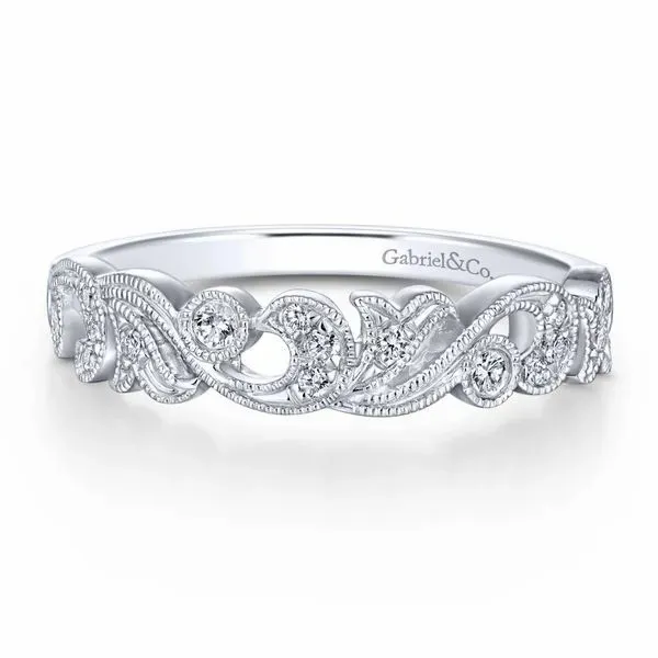 14K White Gold Fancy Anniversary band Koerbers Fine Jewelry Inc New Albany, IN