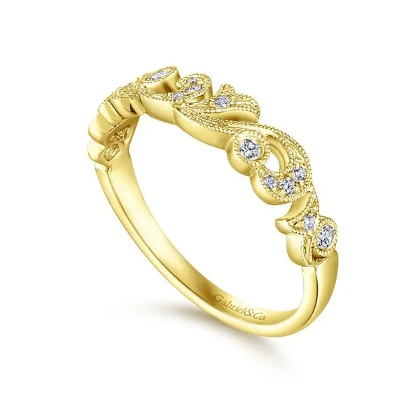 14K Yellow Gold Fancy Design Anniversary band Image 2 Koerbers Fine Jewelry Inc New Albany, IN