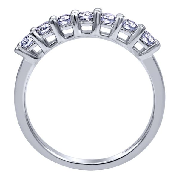 Lady's White Gold 7 Stone Anniversary Band Image 3 Koerbers Fine Jewelry Inc New Albany, IN