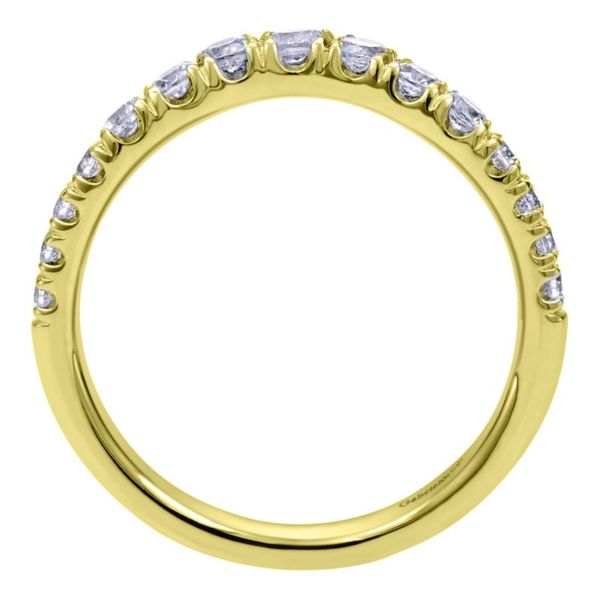 Lady's 14K Yellow Gold Diamond Wedding Band Image 3 Koerbers Fine Jewelry Inc New Albany, IN