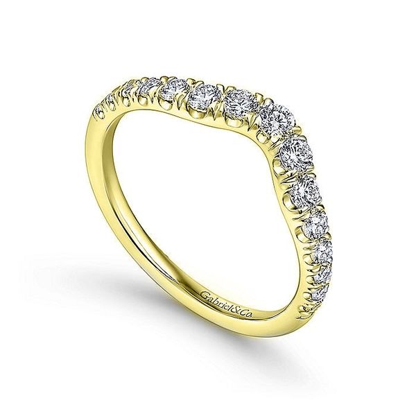 14K Yellow Gold Diamond Wedding Band Image 2 Koerbers Fine Jewelry Inc New Albany, IN