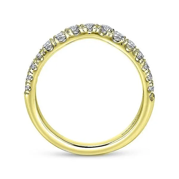 14K Yellow Gold Diamond Wedding Band Image 3 Koerbers Fine Jewelry Inc New Albany, IN