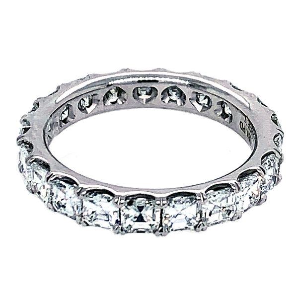 18K White Gold Princess Cut Eternity Band Koerbers Fine Jewelry Inc New Albany, IN