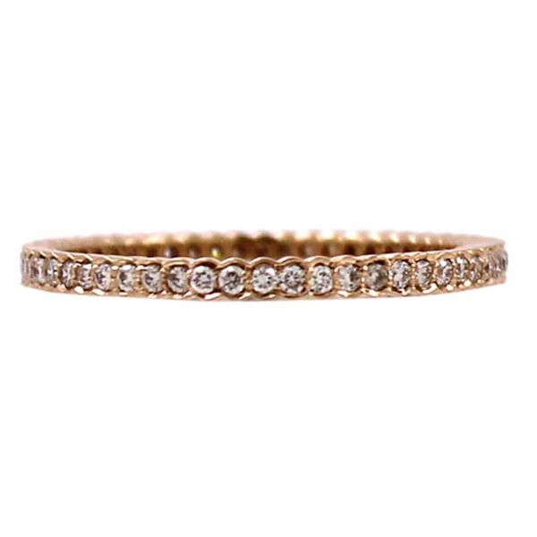 18K Rose Gold Scalloped Stackable or Wedding Band Koerbers Fine Jewelry Inc New Albany, IN