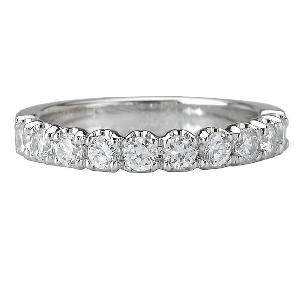 18K White Gold Romance 10 Round Diamond Wedding Band Koerbers Fine Jewelry Inc New Albany, IN