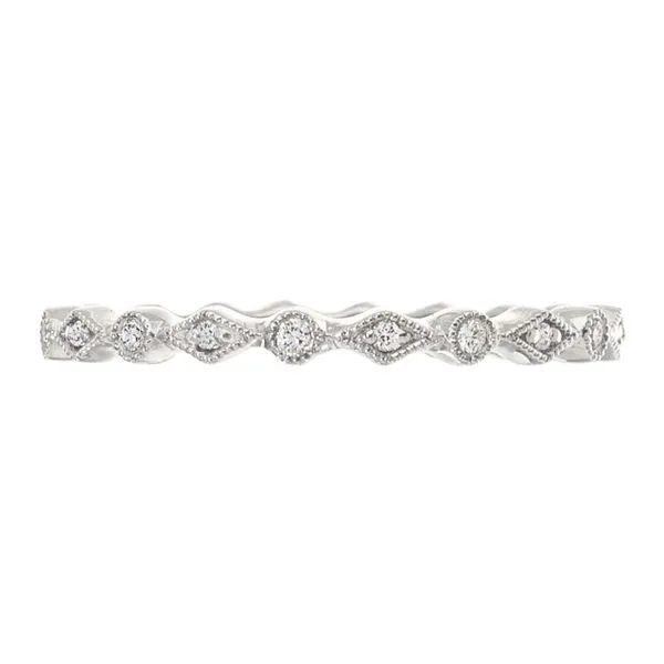 18K White Gold Marquise Wedding or Stackable Band Koerbers Fine Jewelry Inc New Albany, IN