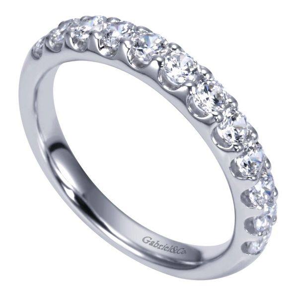 14K White Gold Round 11 Stone Diamond Anniversary Band Image 2 Koerbers Fine Jewelry Inc New Albany, IN