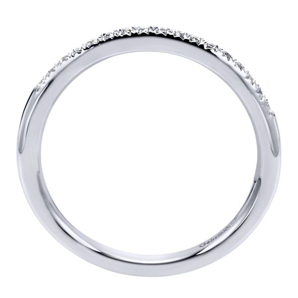 14K White Gold Prong Set Diamond Wedding Band Image 3 Koerbers Fine Jewelry Inc New Albany, IN