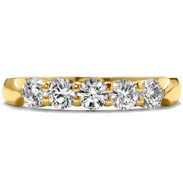 18K Yellow Gold Five-Stone Diamond Wedding Band Koerbers Fine Jewelry Inc New Albany, IN