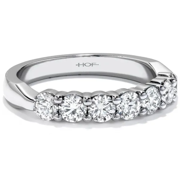 18K White Gold Seven-Stone Wedding Band Image 2 Koerbers Fine Jewelry Inc New Albany, IN