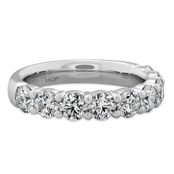 18K White Gold Signature 9 Stone Band Koerbers Fine Jewelry Inc New Albany, IN