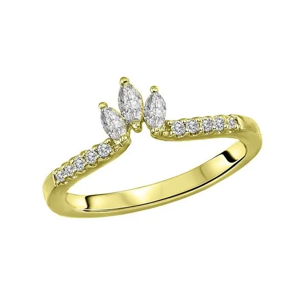 14K Yellow Gold Lavie Diamond Nesting Wedding Band Koerbers Fine Jewelry Inc New Albany, IN