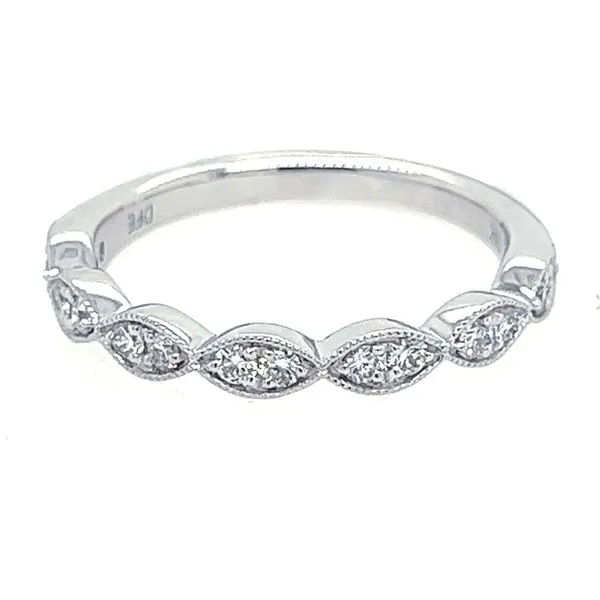 14K White Gold Diamond Wedding Band Koerbers Fine Jewelry Inc New Albany, IN