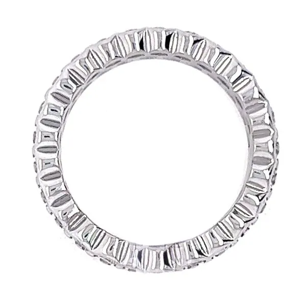 18K White Gold Diamond Wedding Band Image 2 Koerbers Fine Jewelry Inc New Albany, IN