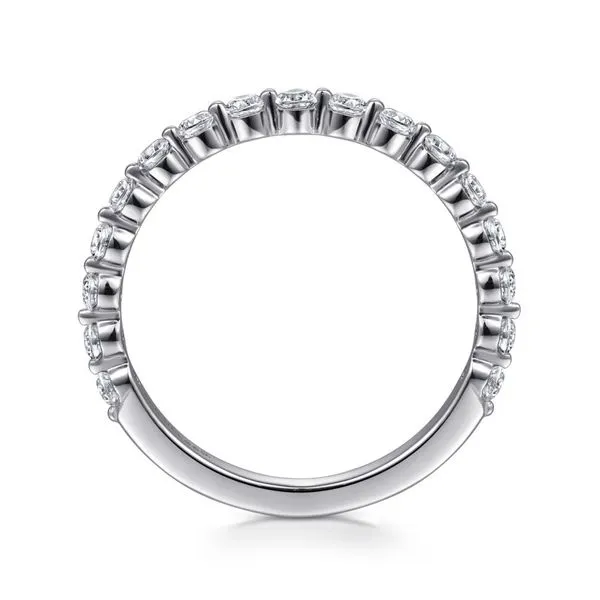 14K White Gold Single Prong Diamond Anniversary Band Image 2 Koerbers Fine Jewelry Inc New Albany, IN