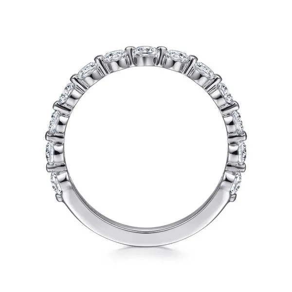 14K White Gold Single Prong Diamond Anniversary Band Image 2 Koerbers Fine Jewelry Inc New Albany, IN