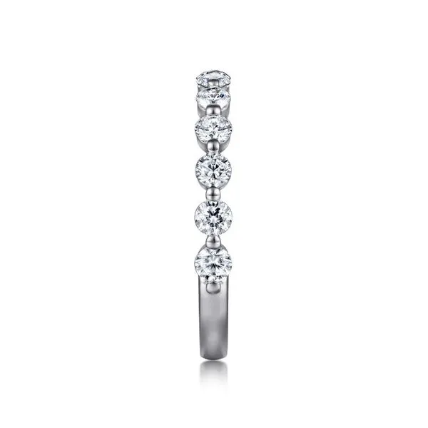 14K White Gold Single Prong Diamond Anniversary Band Image 4 Koerbers Fine Jewelry Inc New Albany, IN