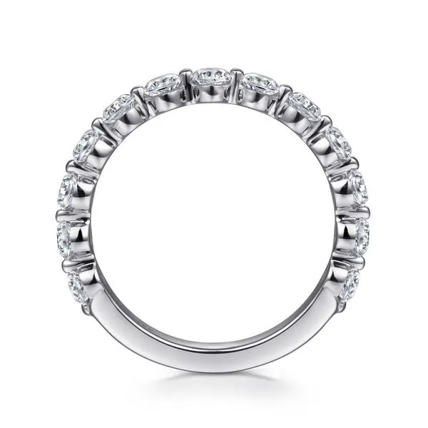 14K White Gold Single Prong Diamond Anniversary Band Image 2 Koerbers Fine Jewelry Inc New Albany, IN