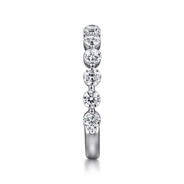 14K White Gold Single Prong Diamond Anniversary Band Image 4 Koerbers Fine Jewelry Inc New Albany, IN