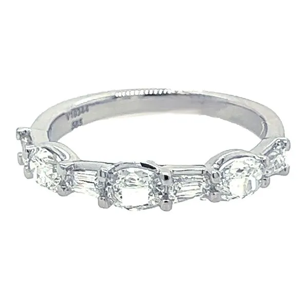 14K White Gold Crisscut Diamond Wedding Band Koerbers Fine Jewelry Inc New Albany, IN