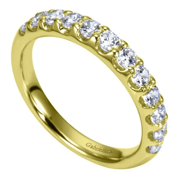 14K Yellow Gold Round 12 Stone Diamond Anniversary Band Image 2 Koerbers Fine Jewelry Inc New Albany, IN