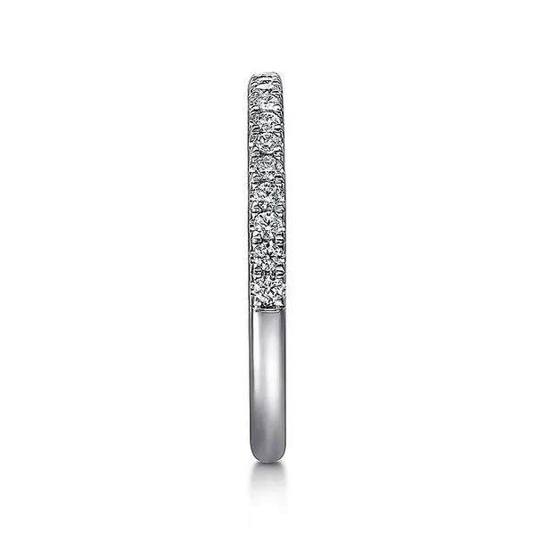 14K White Gold Diamond Matching Wedding Band Image 4 Koerbers Fine Jewelry Inc New Albany, IN
