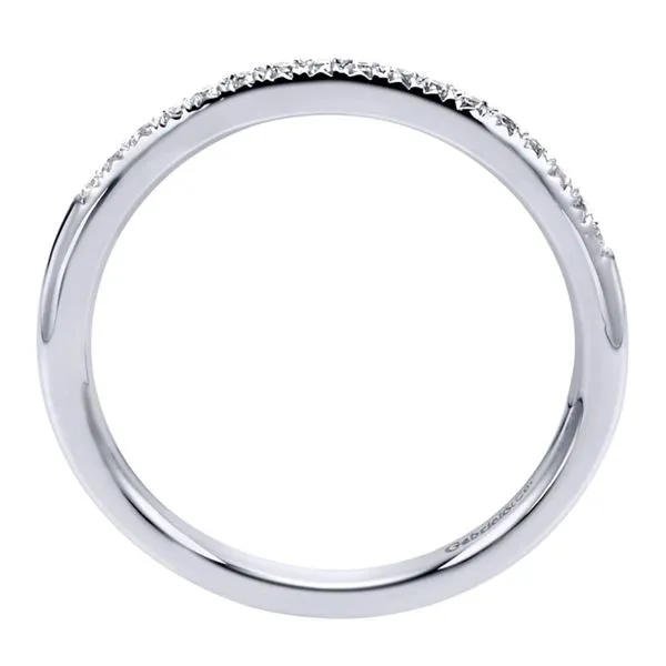 14K White Gold Prong Set Diamond Wedding Band Image 3 Koerbers Fine Jewelry Inc New Albany, IN