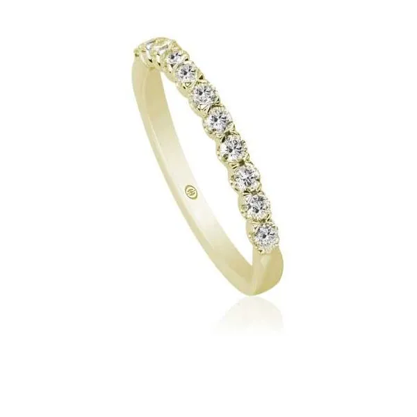 18K Yellow Gold 11 Stone Diamond Wedding Band Koerbers Fine Jewelry Inc New Albany, IN