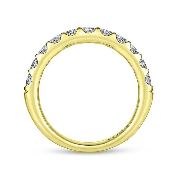 14K Yellow Gold Round 11 Stone Diamond Anniversary Band Image 2 Koerbers Fine Jewelry Inc New Albany, IN