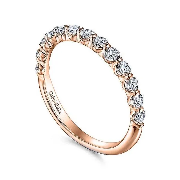 14K Rose Gold Single Prong Diamond Ring Band Image 2 Koerbers Fine Jewelry Inc New Albany, IN