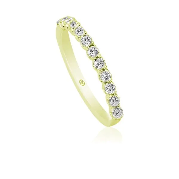 18K Yellow Gold 10 Stone Wedding Band Koerbers Fine Jewelry Inc New Albany, IN