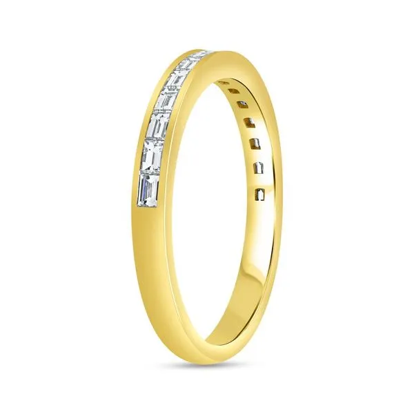 18K Yellow Gold Straight Fashion or Wedding Ring Image 2 Koerbers Fine Jewelry Inc New Albany, IN