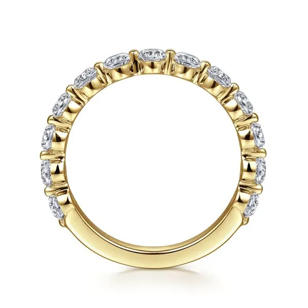 14K Yellow Gold Single Prong Diamond Anniversary Band Image 2 Koerbers Fine Jewelry Inc New Albany, IN