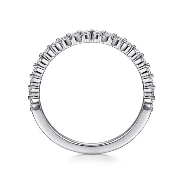 14K White Gold Single Prong Diamond Anniversary Band Image 2 Koerbers Fine Jewelry Inc New Albany, IN