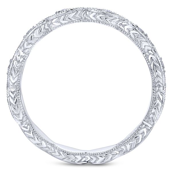 Estate 14K White Gold Diamond Marquise Station Ring Image 2 Koerbers Fine Jewelry Inc New Albany, IN