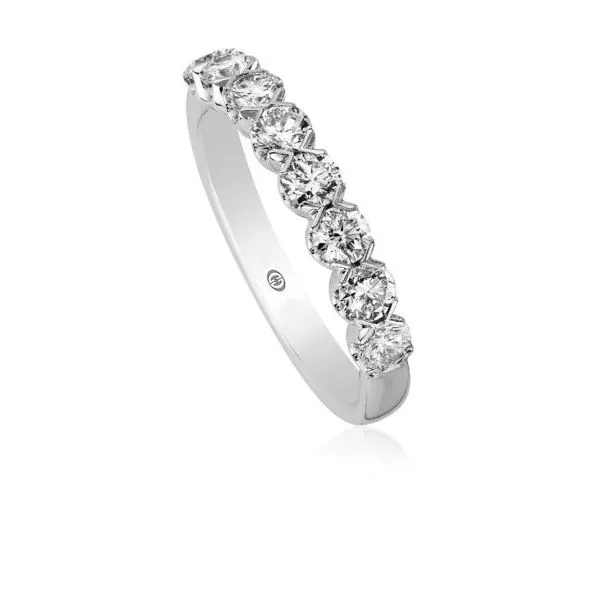 18K White Gold 8 Stone Diamond  Wedding Band Koerbers Fine Jewelry Inc New Albany, IN