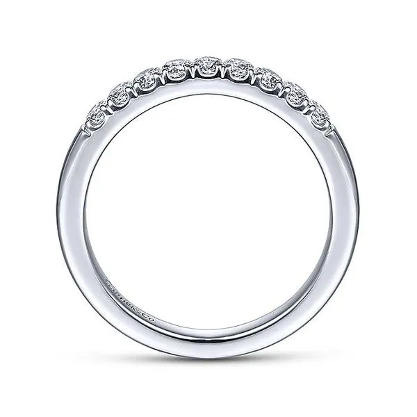 14K White Gold Round 9 Stone Diamond Anniversary Band Image 2 Koerbers Fine Jewelry Inc New Albany, IN