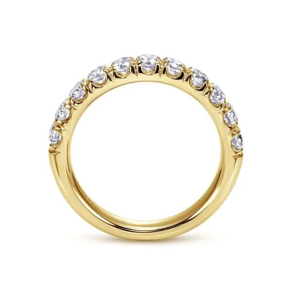 14K Yellow Gold Diamond Wedding Band Image 3 Koerbers Fine Jewelry Inc New Albany, IN