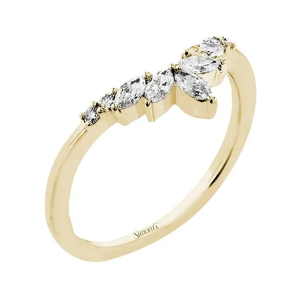 18K Yellow Gold Diamond Wedding Band Koerbers Fine Jewelry Inc New Albany, IN