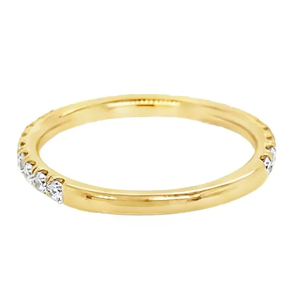 18K Yellow Gold Diamond Wedding Band Image 3 Koerbers Fine Jewelry Inc New Albany, IN