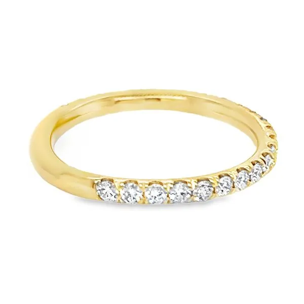 18K Yellow Gold Diamond Wedding Band Image 4 Koerbers Fine Jewelry Inc New Albany, IN