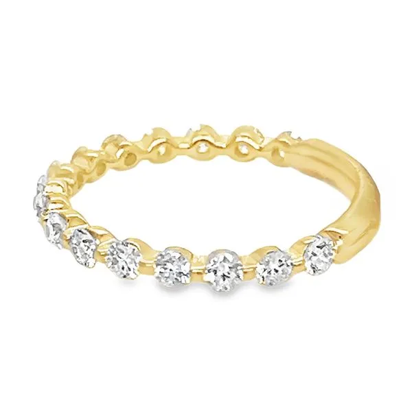 18K Yellow Gold Diamond Wedding Band Image 2 Koerbers Fine Jewelry Inc New Albany, IN