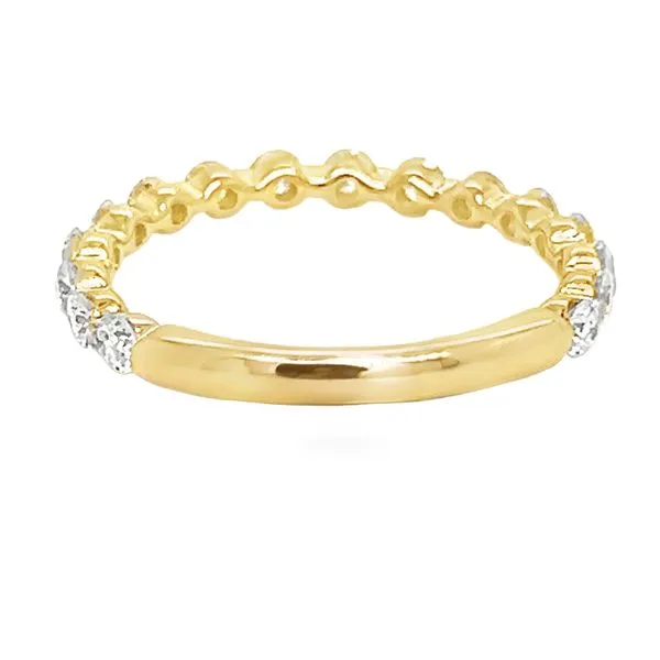 18K Yellow Gold Diamond Wedding Band Image 3 Koerbers Fine Jewelry Inc New Albany, IN