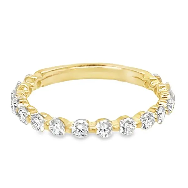 18K Yellow Gold Diamond Wedding Band Koerbers Fine Jewelry Inc New Albany, IN