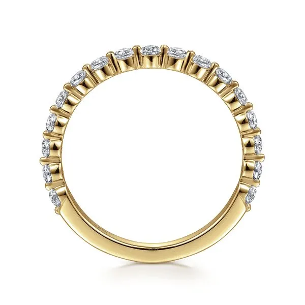 14K Yellow Gold Single Prong Diamond Anniversary Band Image 2 Koerbers Fine Jewelry Inc New Albany, IN