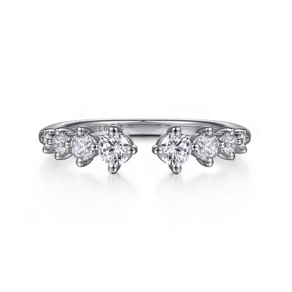 14K White Gold Prong Set Diamond Anniversary Band Koerbers Fine Jewelry Inc New Albany, IN