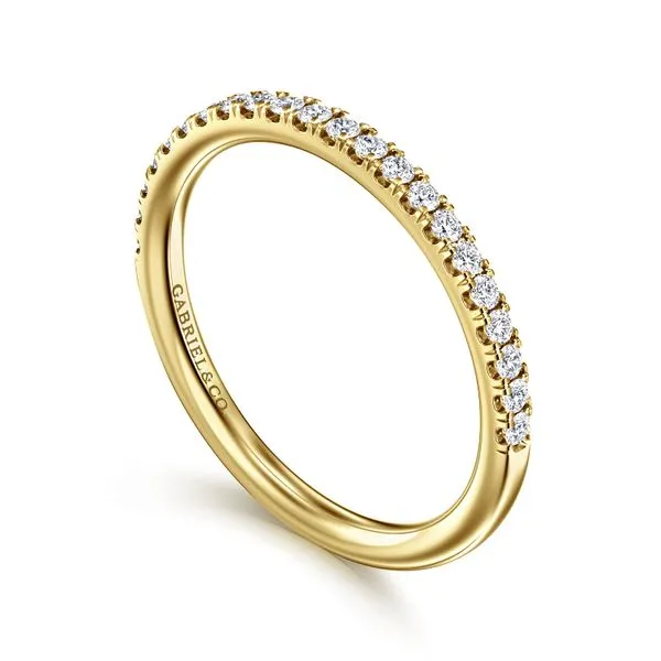 14K Yellow Gold Diamond Matching Wedding Band Image 4 Koerbers Fine Jewelry Inc New Albany, IN