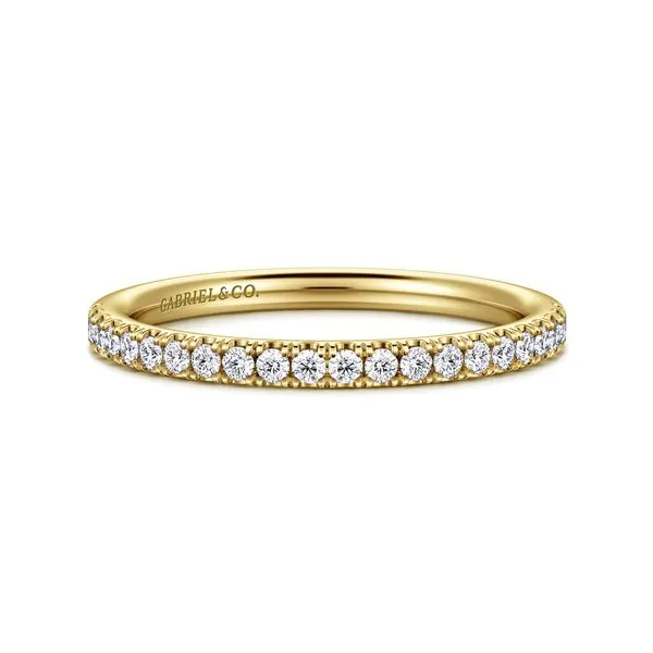 14K Yellow Gold Diamond Matching Wedding Band Koerbers Fine Jewelry Inc New Albany, IN