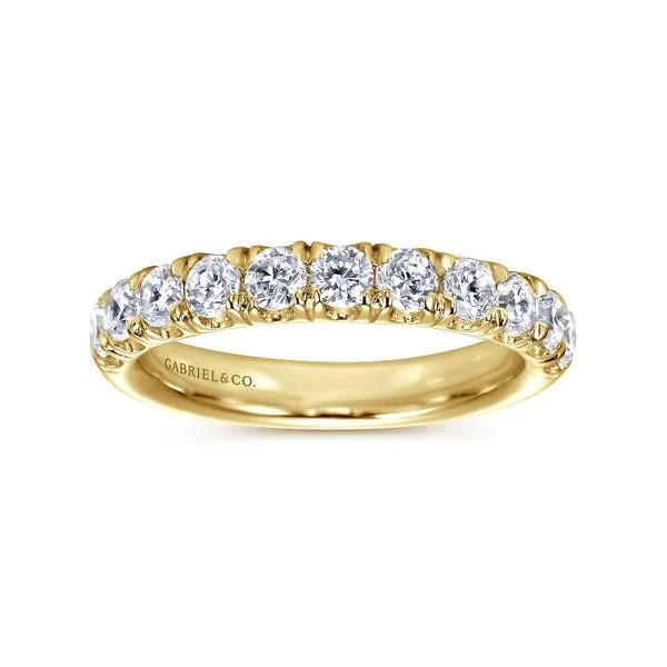 14K Yellow Gold Diamond Wedding Band Image 4 Koerbers Fine Jewelry Inc New Albany, IN