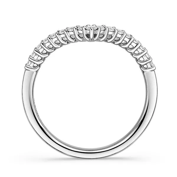 18K White Gold Identity V Diamond Wedding Band Image 3 Koerbers Fine Jewelry Inc New Albany, IN
